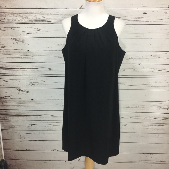Oleg Cassini Dresses & Skirts - {OLEG CASSINI} Black Shift Dress Size 10